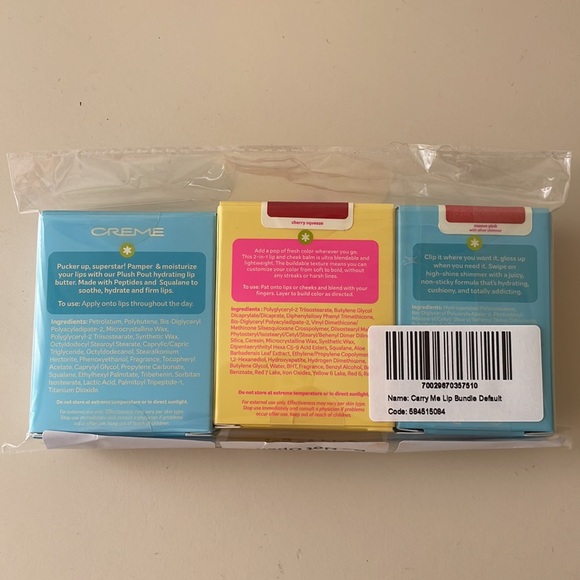 The Creme Shop Carry Me Lip Bundle - Picture 2 of 7